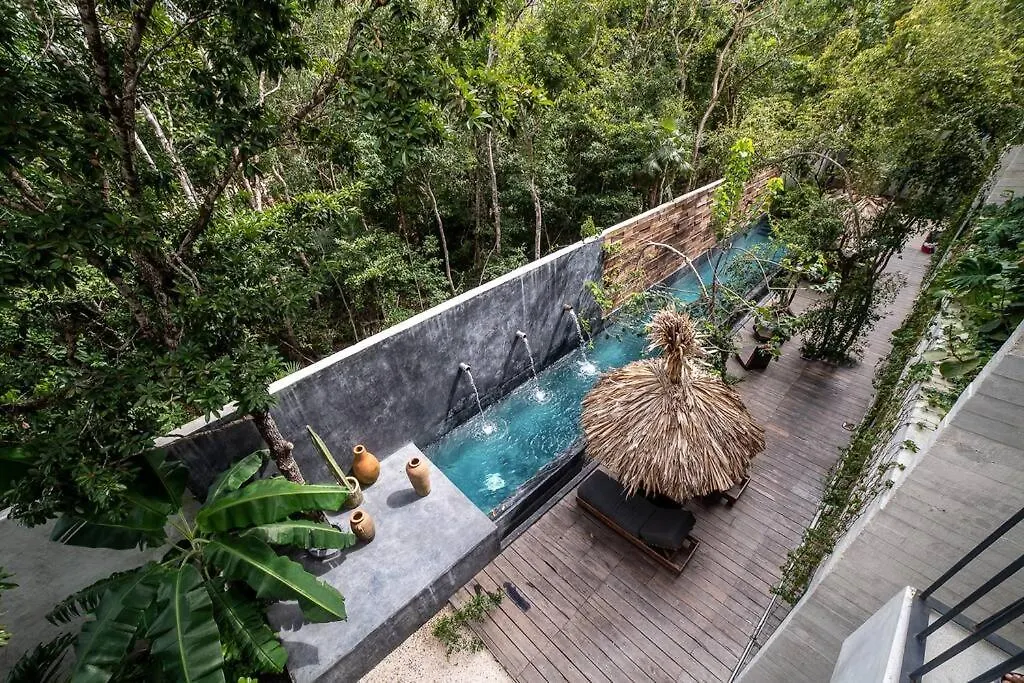 Totally Private Pool And Terrace @ La Veleta D5 Tulum Apartment